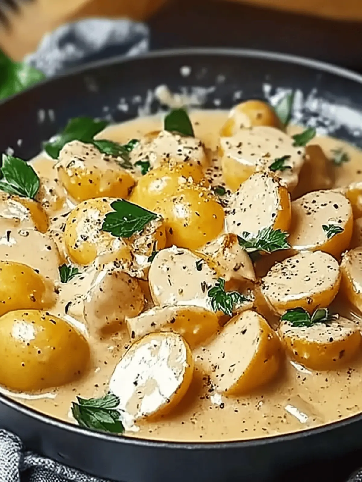 Einfach zuzubereitende Kartoffeln mit Knoblauchcremesauce 3 Einfach zuzubereitende Kartoffeln mit Knoblauchcremesauce