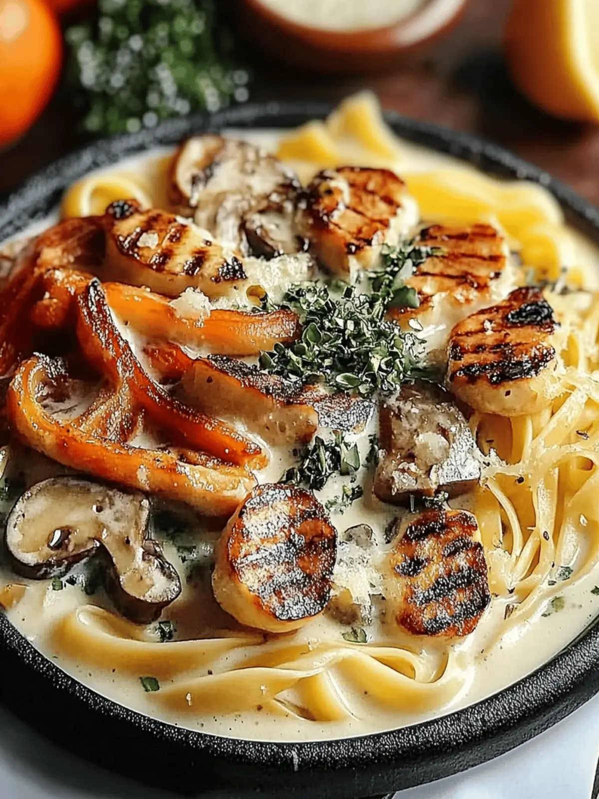 Cremige Pilz Udon Hühnchen für deine Wohlfühlküche 5 Cremige Pilz Udon Hühnchen