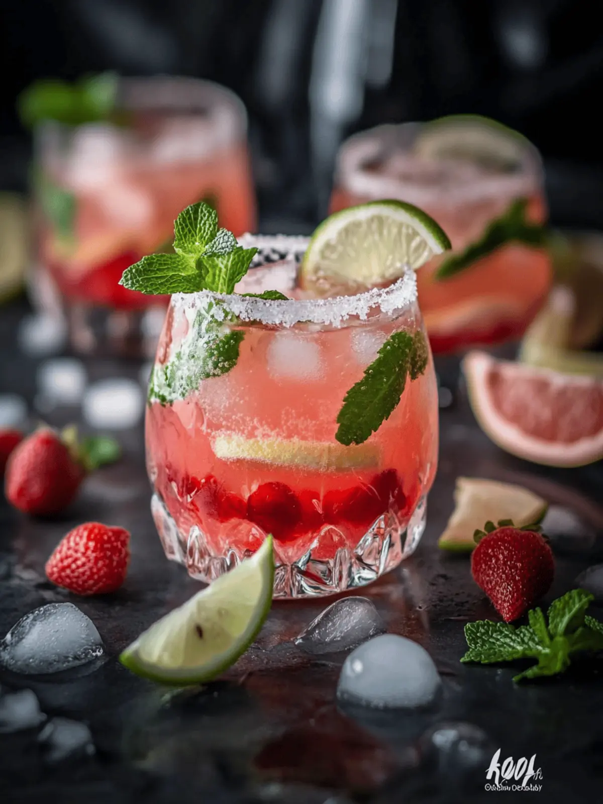 Alkoholfreier Mojito ohne Zucker (mit Melone)