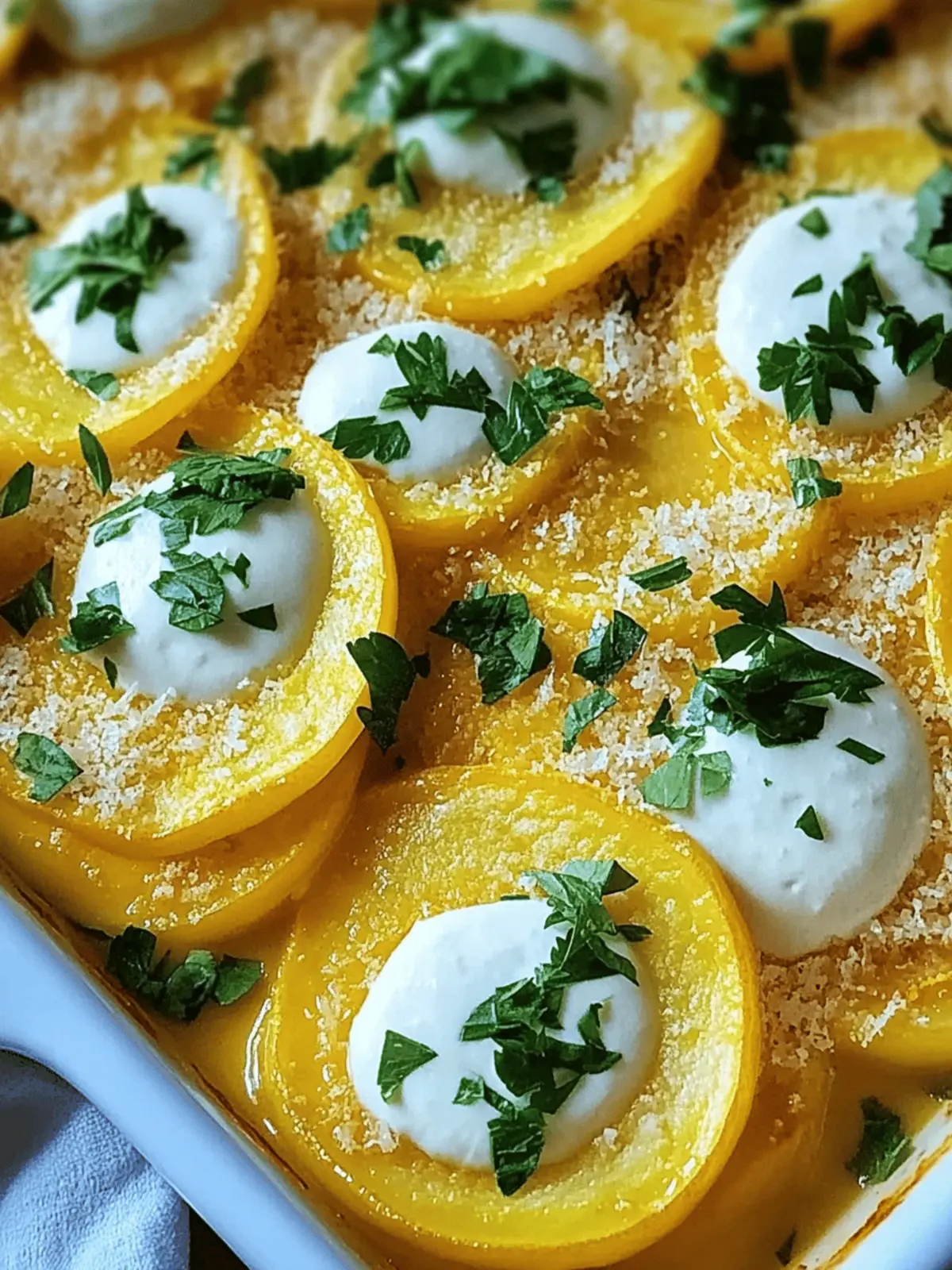 Cremige südliche Zucchini-Auflauf Einfache und Leckereien