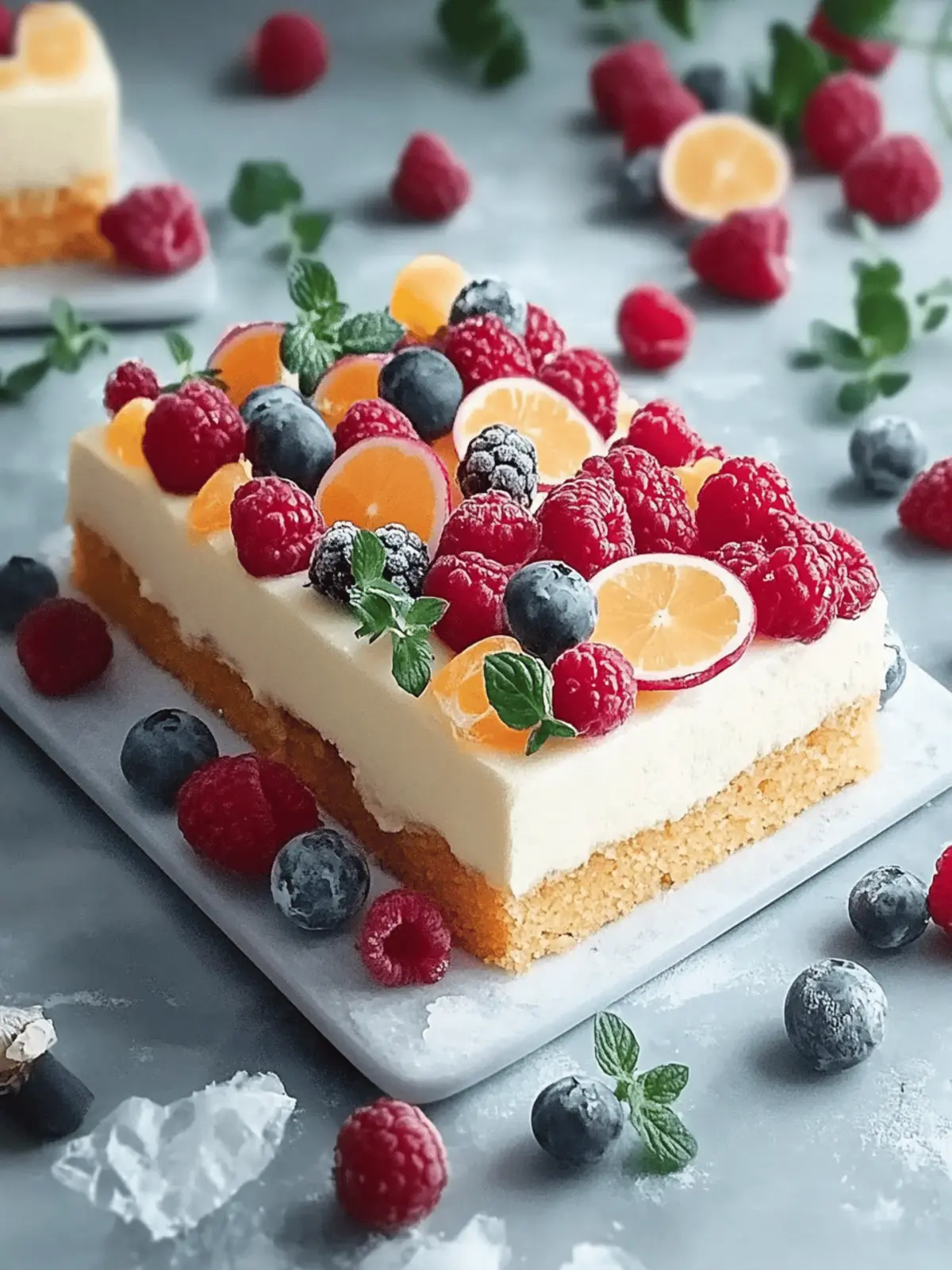 Schulanmeldungstorte mit frischen Beeren und Vanillecreme