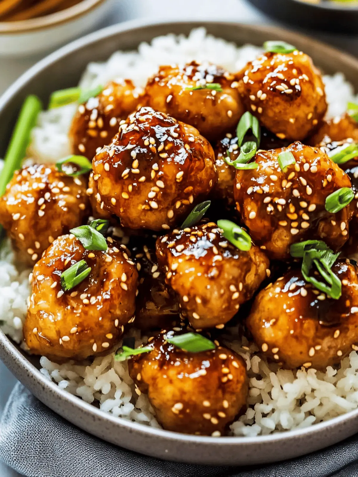 Unwiderstehliches Air Fryer Honig-Sesam-Hühnchen Rezept