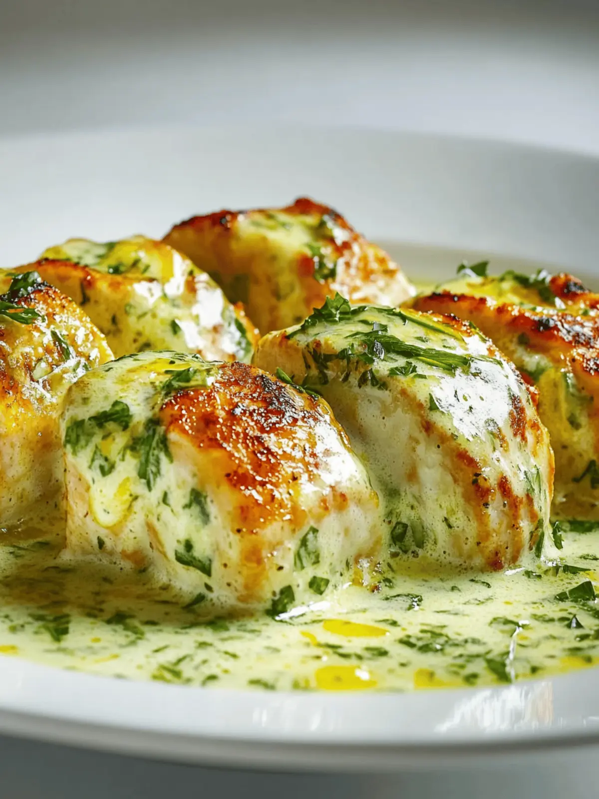 Hähnchenfilet mit Pesto-Sahne