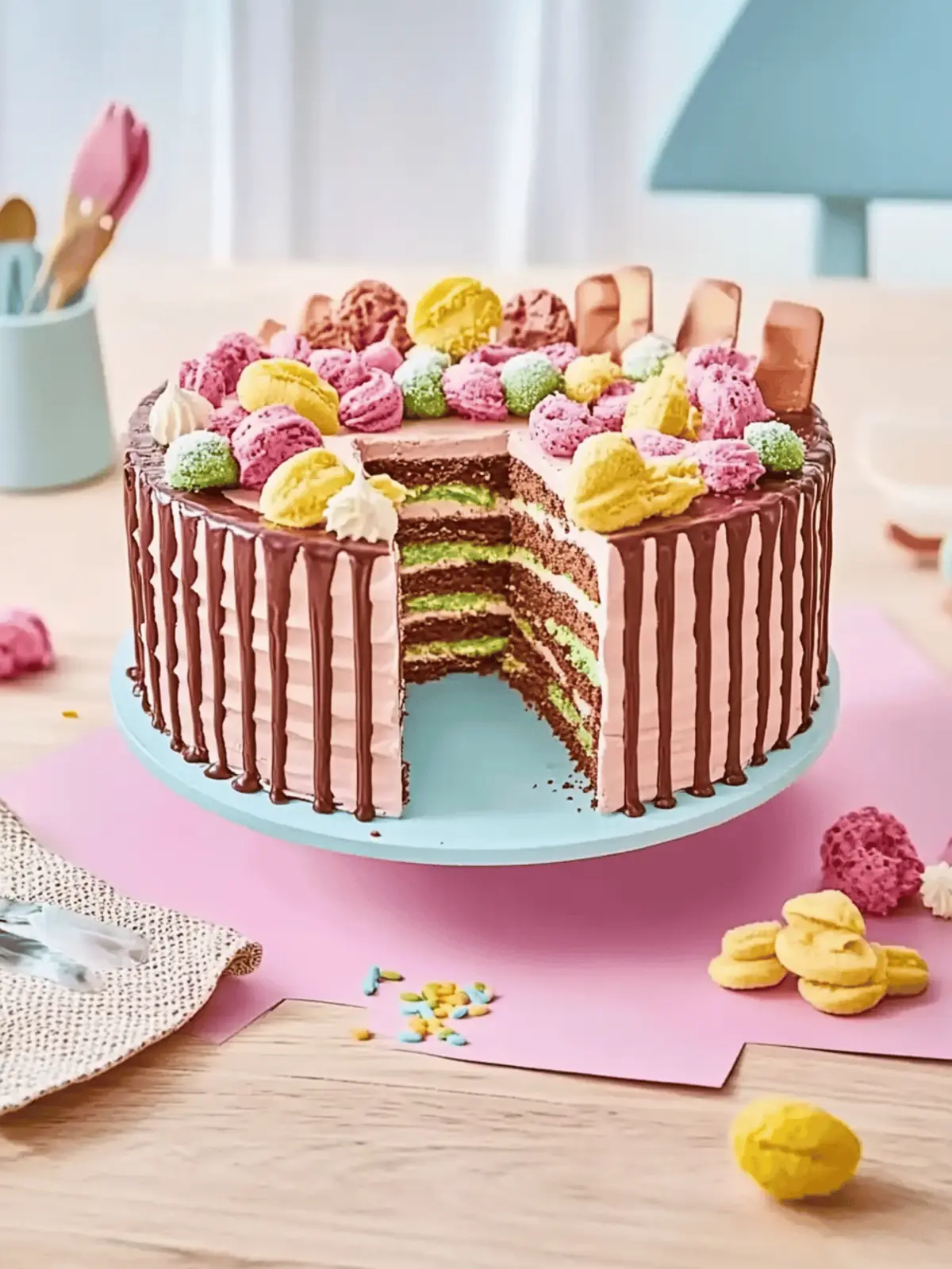 Kleine Torte zur Einschulung