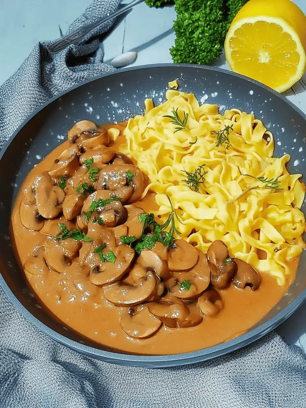 Jägersauce mit Spätzle