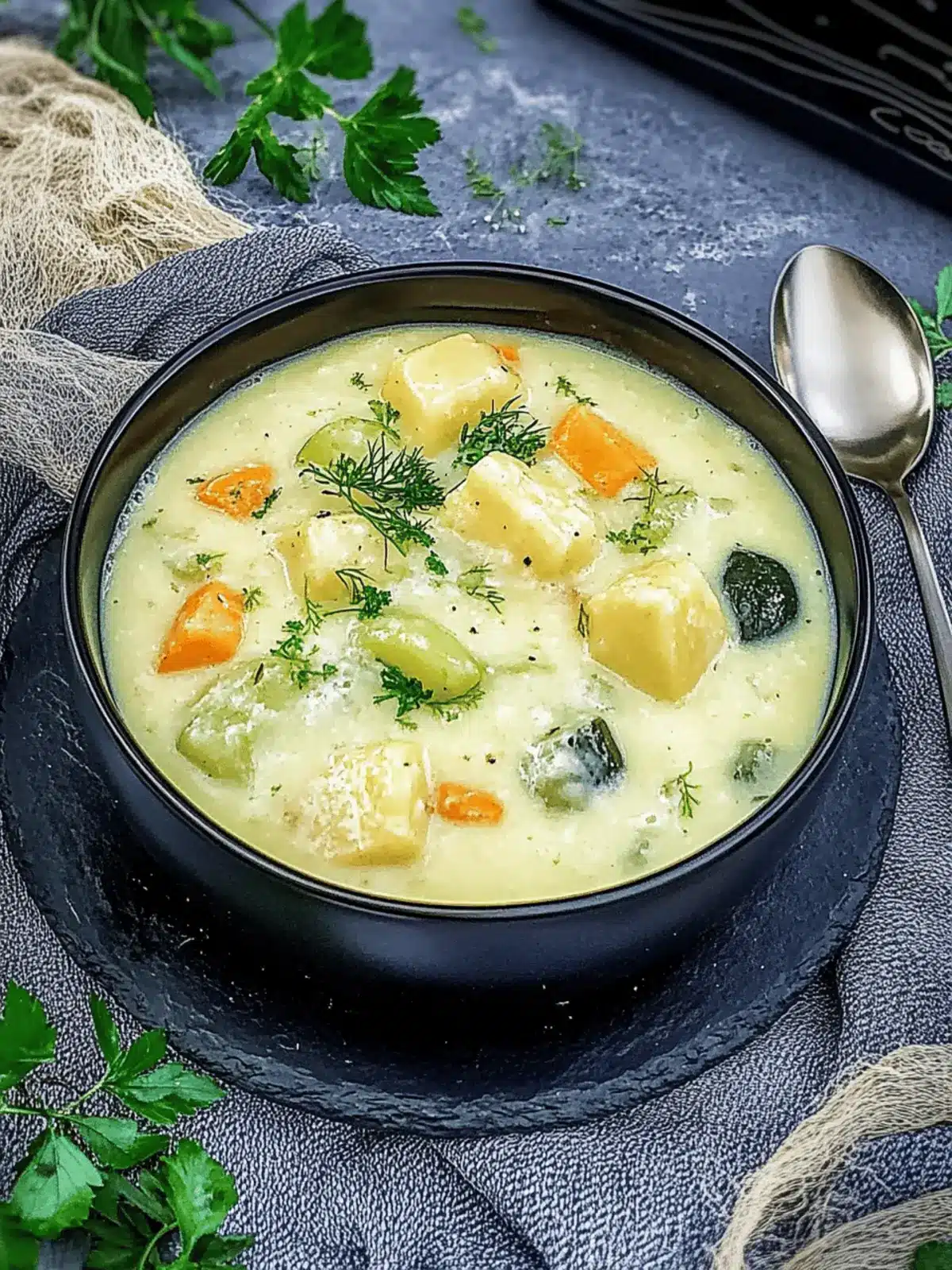 Cremiger Rahm-Kohlrabi-Eintopf für gemütliche Abende 2 Cremiger Rahm-Kohlrabi-Eintopf