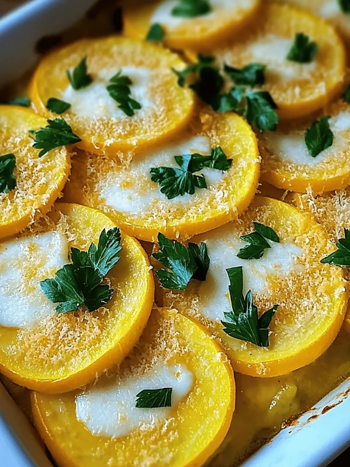 Cremige südliche Zucchini-Auflauf Einfache und Leckereien