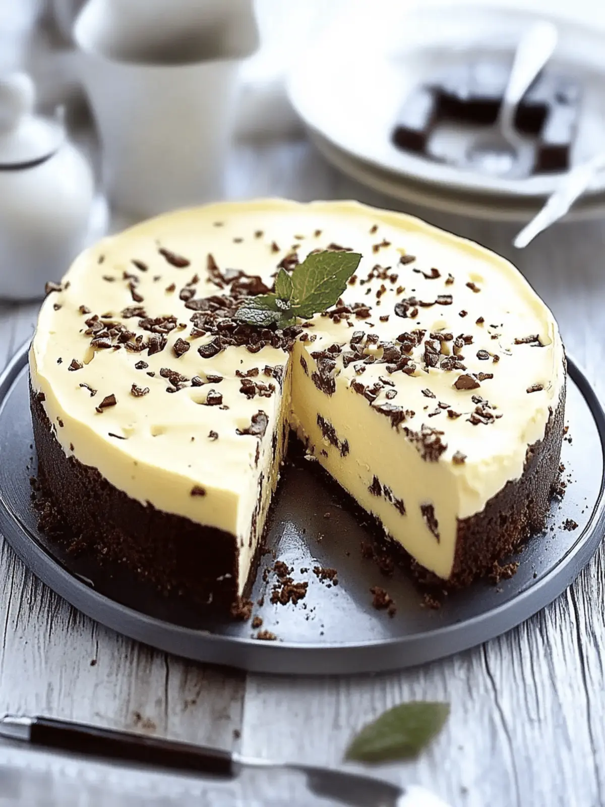 Stracciatella Käsekuchen