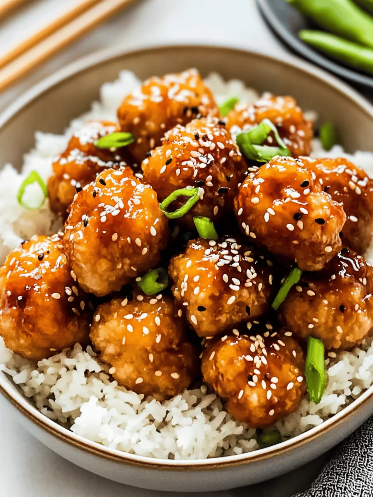 Unwiderstehliches Air Fryer Honig-Sesam-Hühnchen Rezept