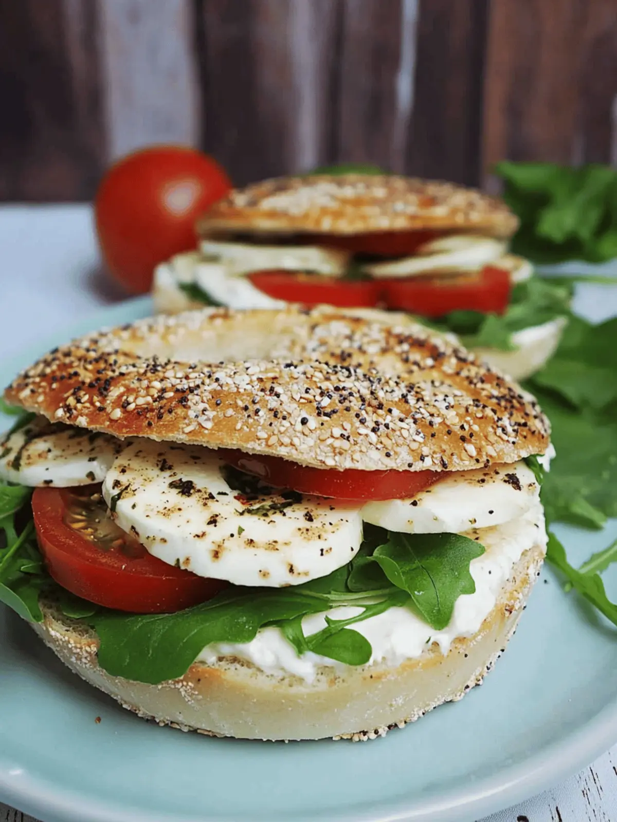 Tomaten-Mozzarella-Bagel in 10 Minuten zaubern 3 Tomaten-Mozzarella-Bagel