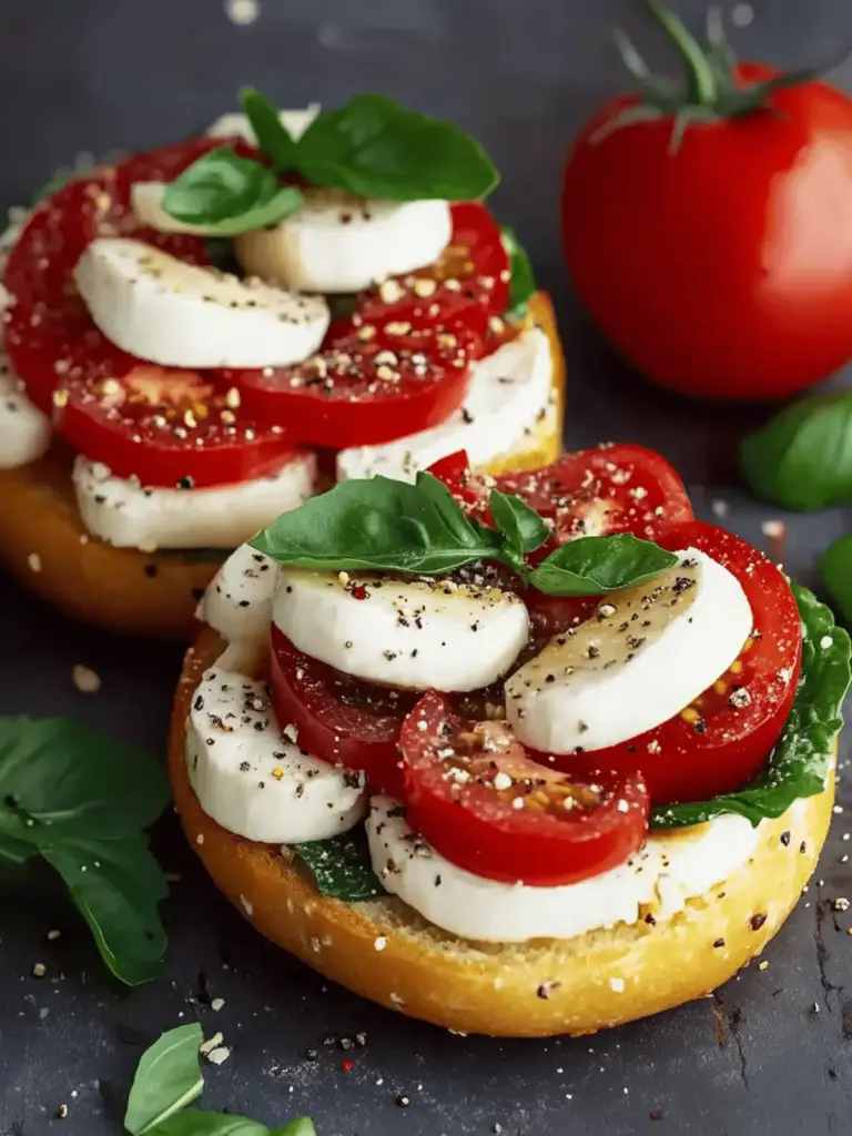 Tomate Mozzarella Bagel