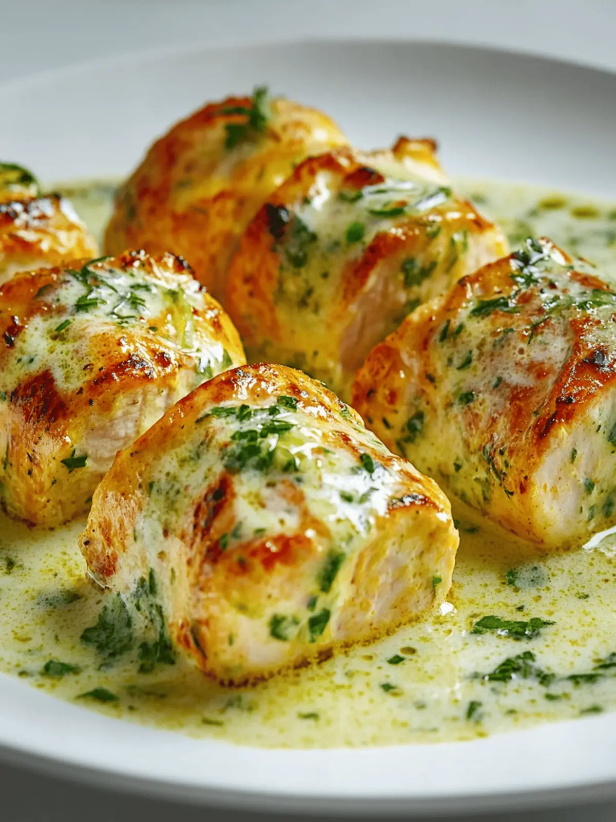 Hähnchenfilet mit Pesto-Sahne
