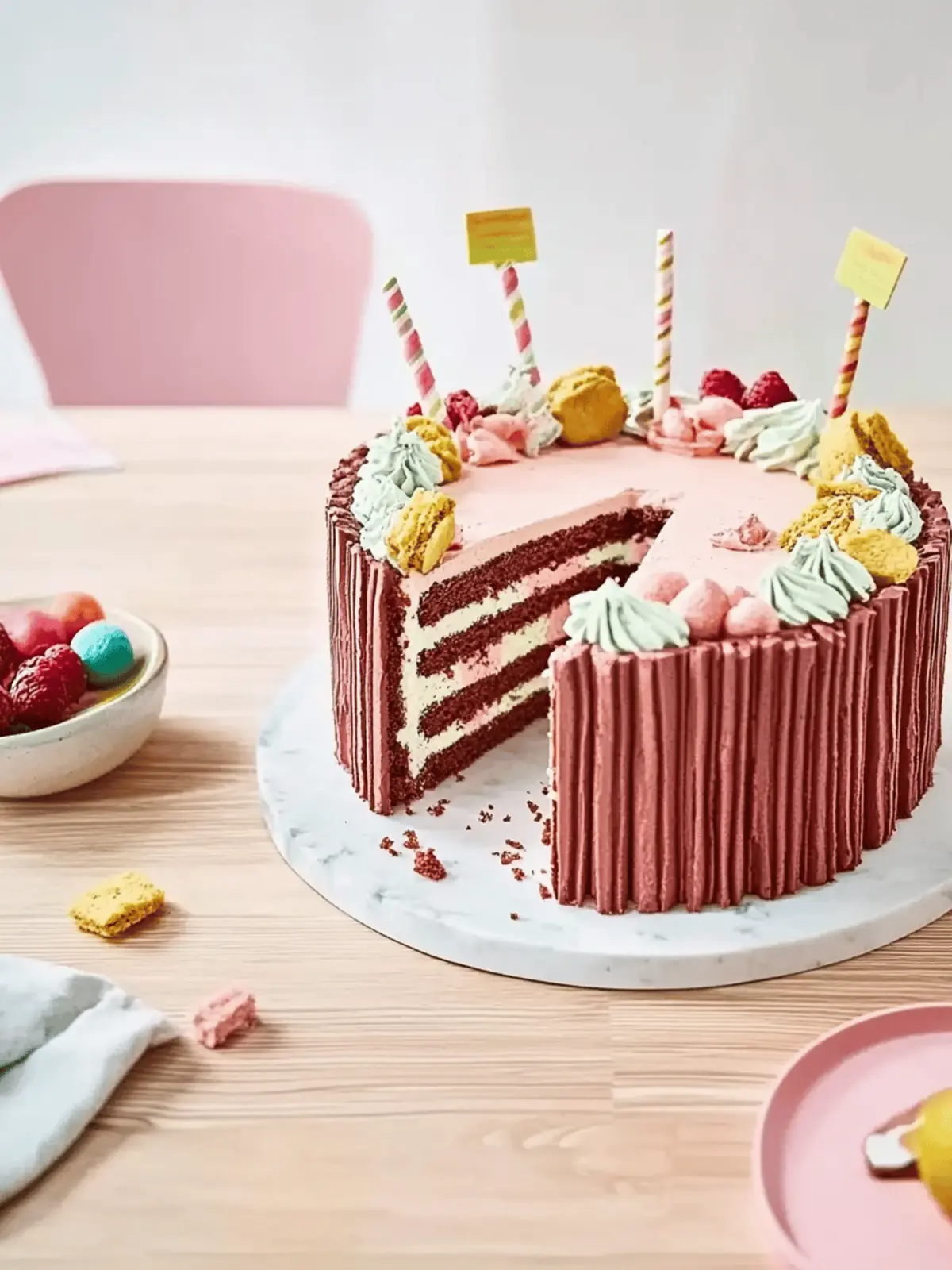 Kleine Torte zur Einschulung