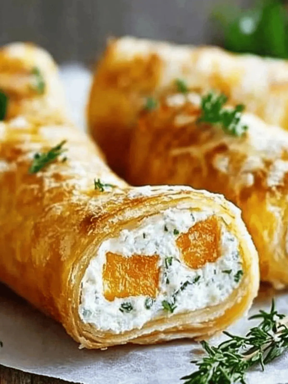 Herzhafte Möhrenrolle mit Frischkäse