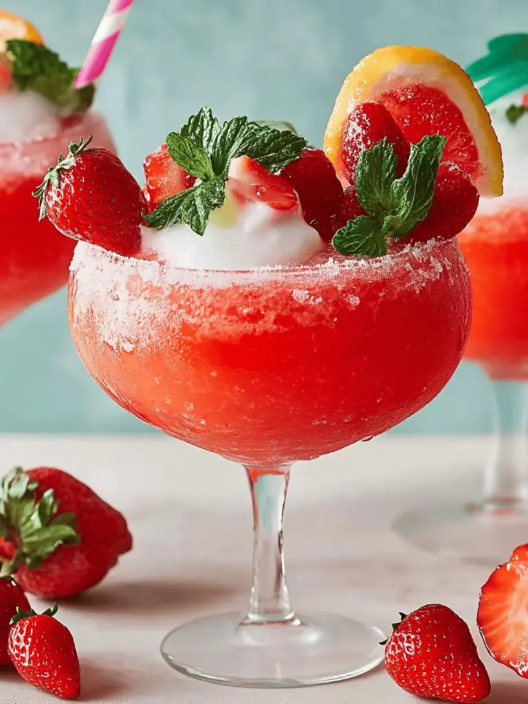 Erdbeer Daiquiri selber machen