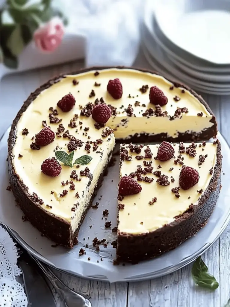 Stracciatella Käsekuchen