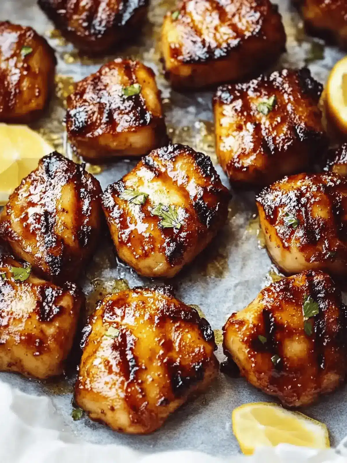 Gegrillte Honig-BBQ-Bacon-Hühnchen-Spieße leicht gemacht 5 Gegrillte Honig-BBQ-Bacon-Hühnchen-Spieße einfach zubereiten