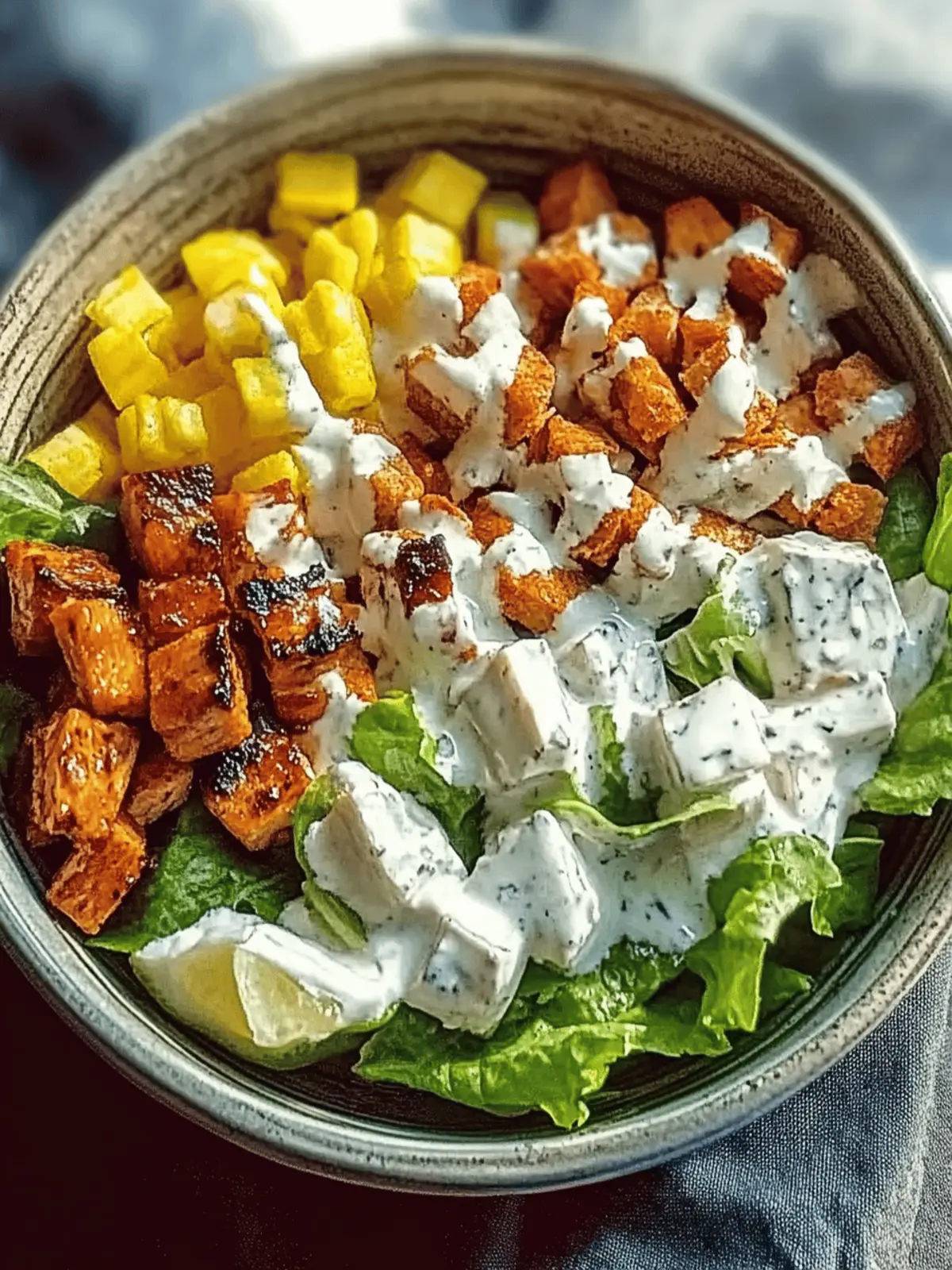 BBQ-Hühnchen zerrissener Salat für heiße Sommertage 3 BBQ-Hühnchen zerrissener Salat