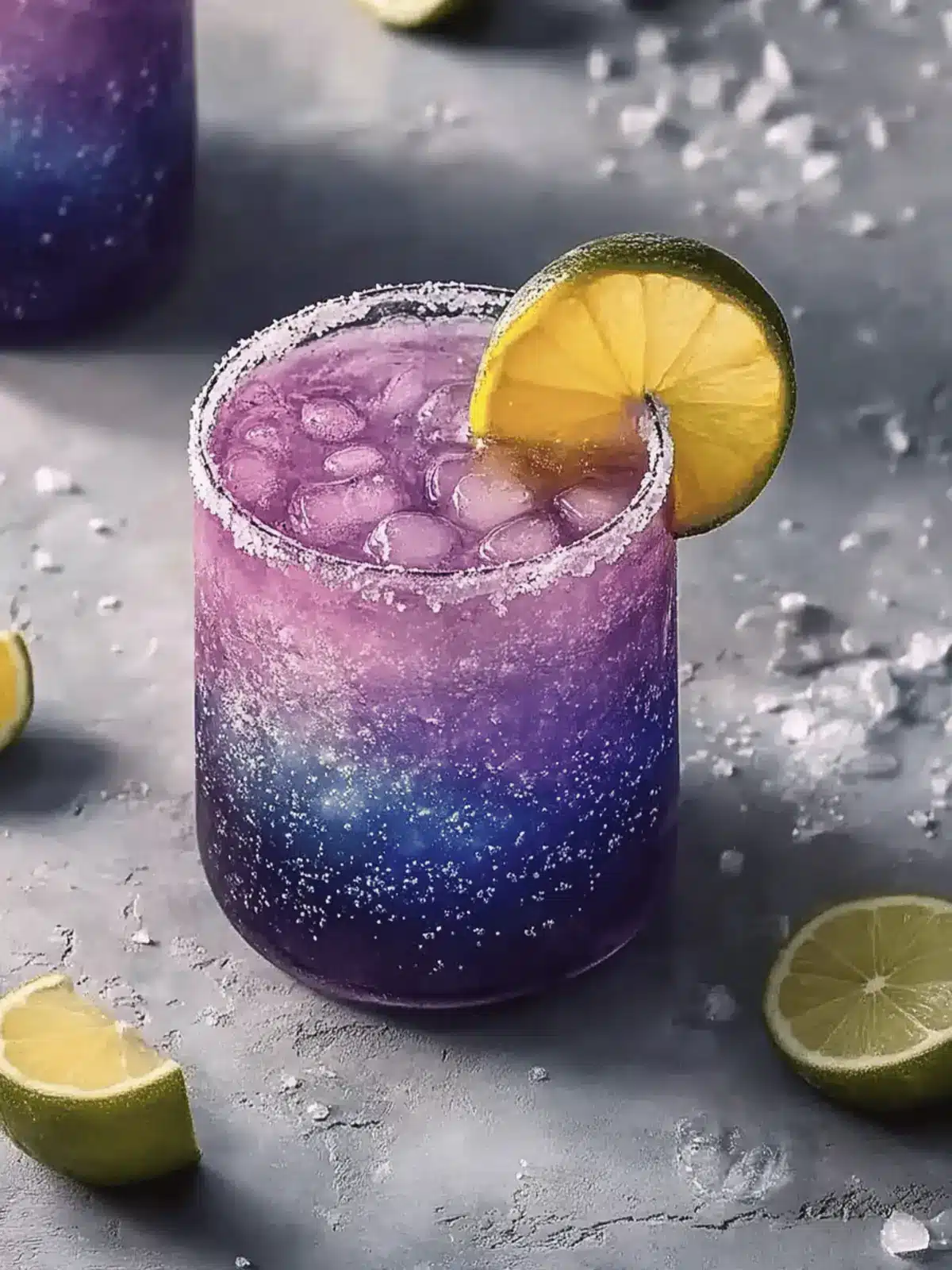 Galaxie Margarita: Farbenfroher Cocktail für dich 3 Galaxie Margarita: Ein Spiel von Farben für deinen Cocktailabend