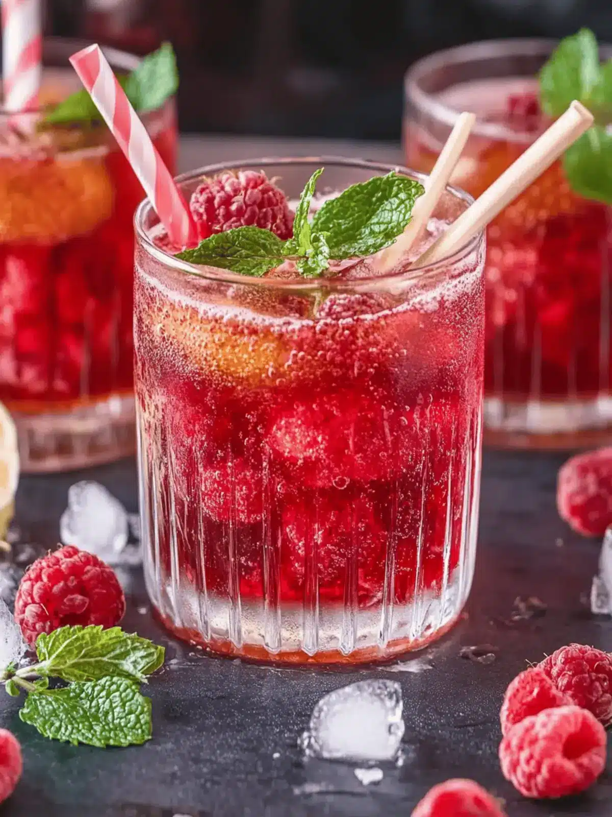 Himbeer-Mojito-Cocktail