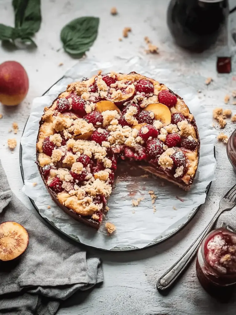 Zwetschgenkuchen mit Rührteig und Streuseln