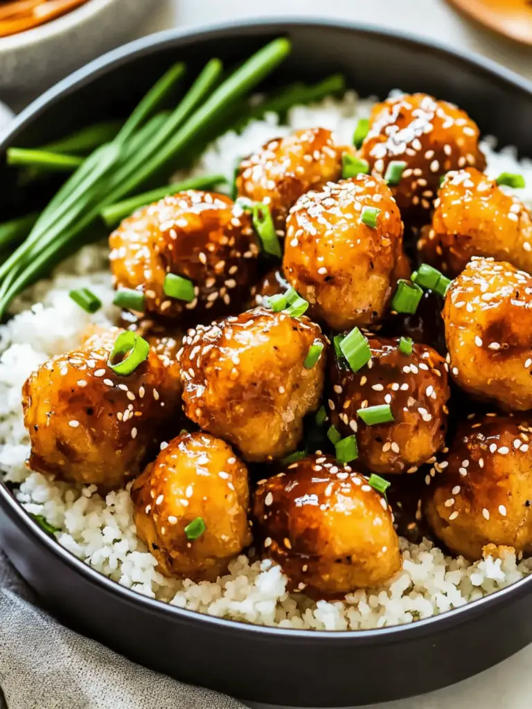 Unwiderstehliches Air Fryer Honig-Sesam-Hühnchen Rezept