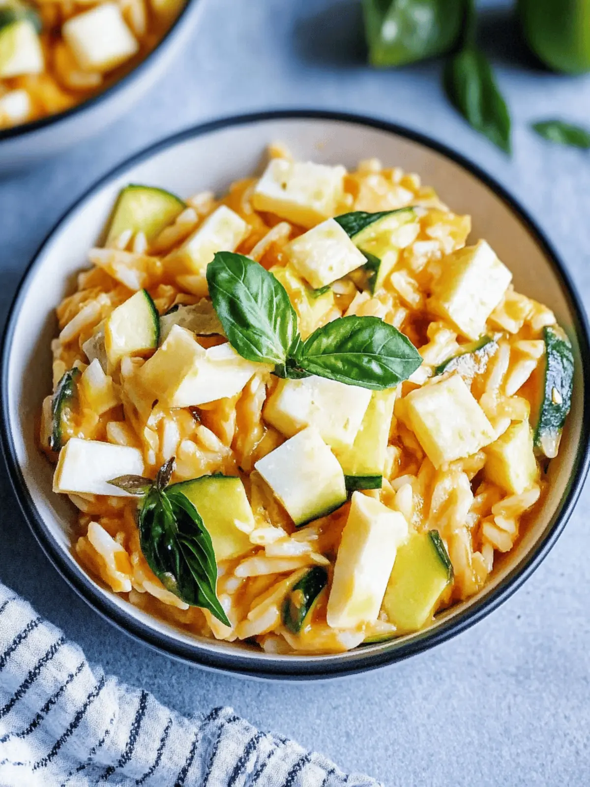 Zucchini Rice Pan mit Feta für Schnelle Abendessen 2 Zucchini rice pan with feta