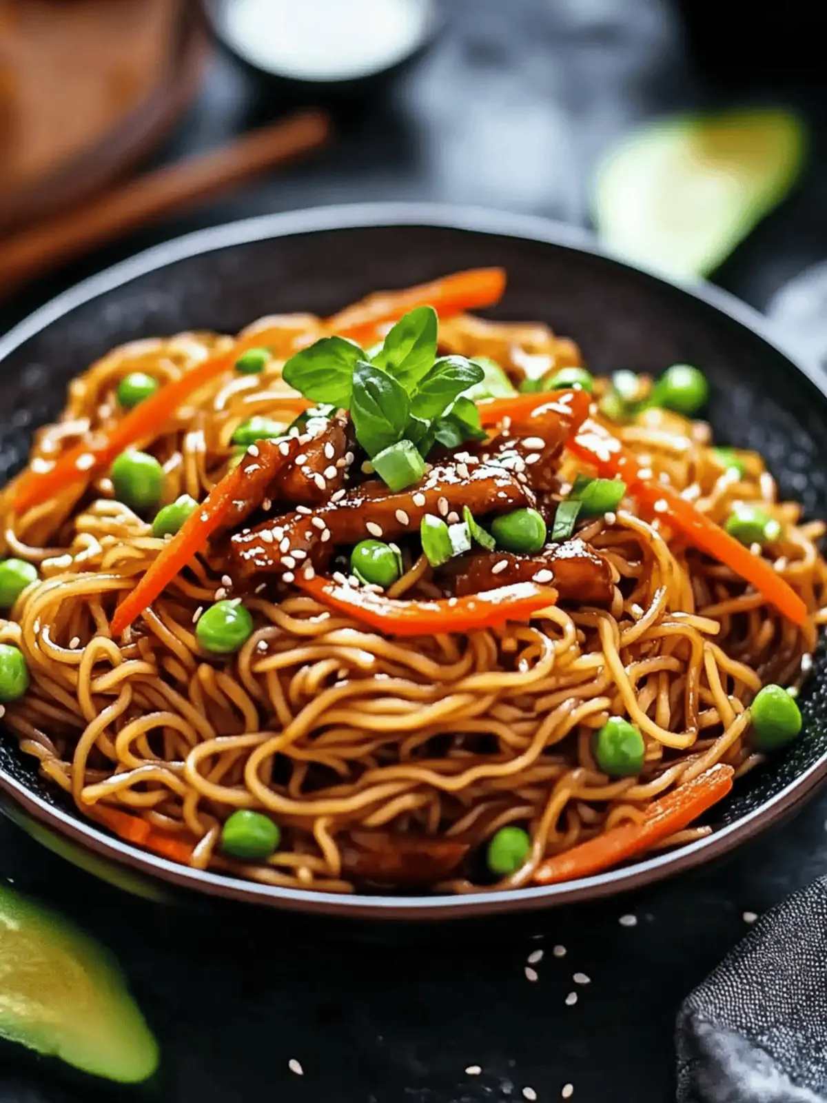 Authentische Gebratene Asia Nudeln in 20 Minuten 2 Gebratene Asia Nudeln