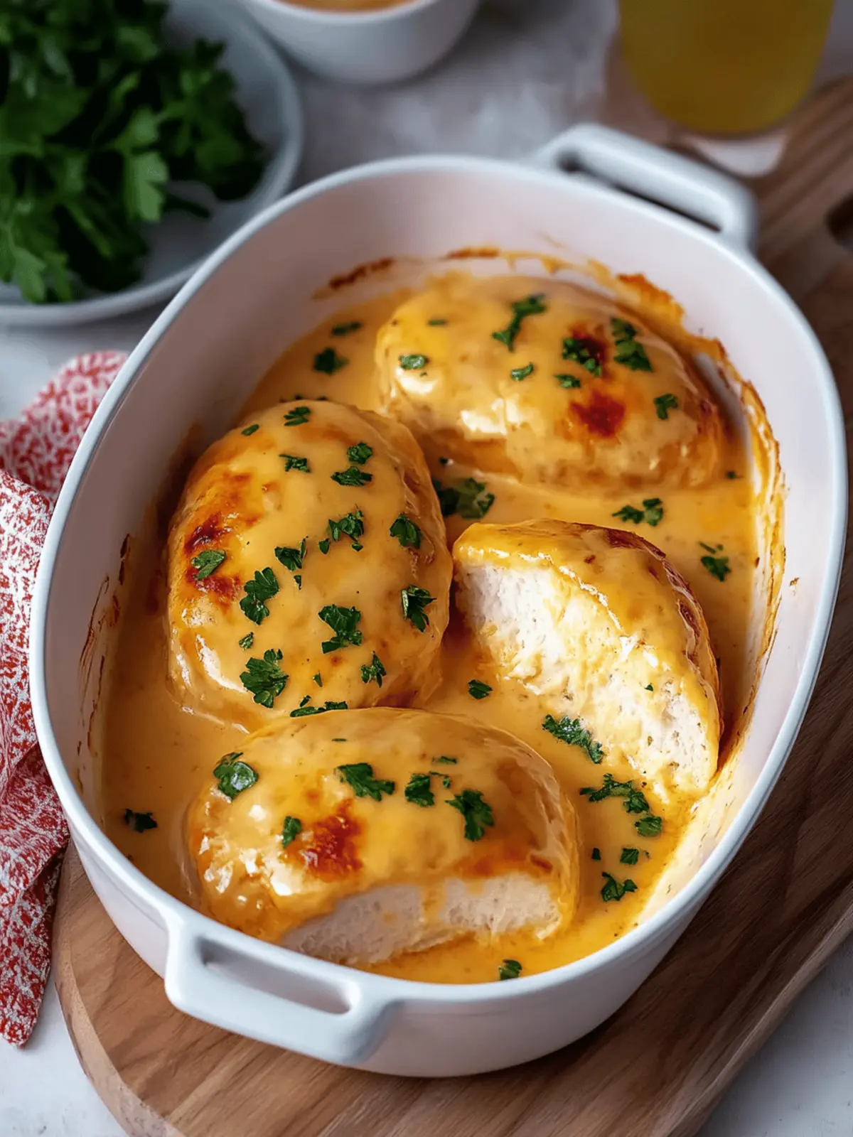 Hähnchenbrust in Frischkäse-Sauce