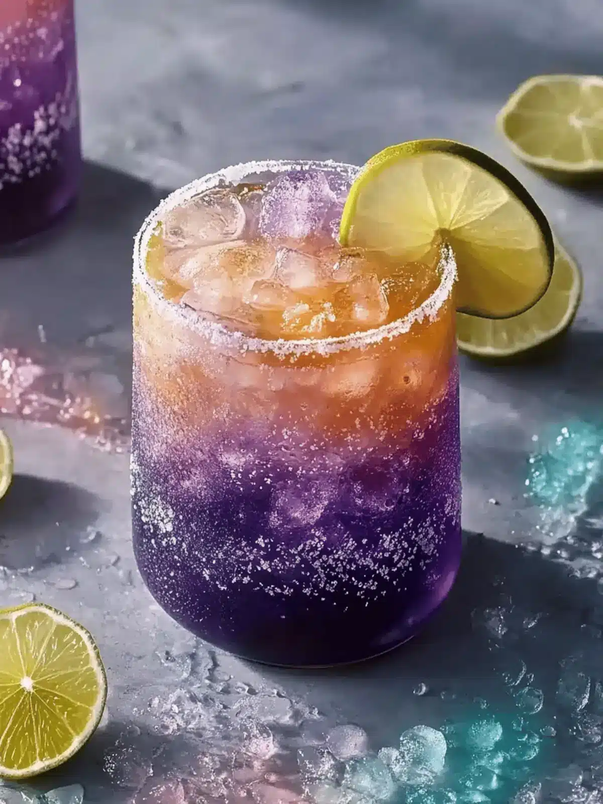 Galaxie Margarita: Farbenfroher Cocktail für dich 2 Galaxie Margarita: Ein Spiel von Farben für deinen Cocktailabend