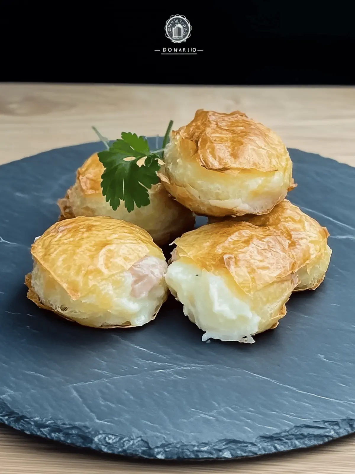 Flammkuchentaschen: Schnelle pikante Snack-Idee 4 Flammkuchentaschen