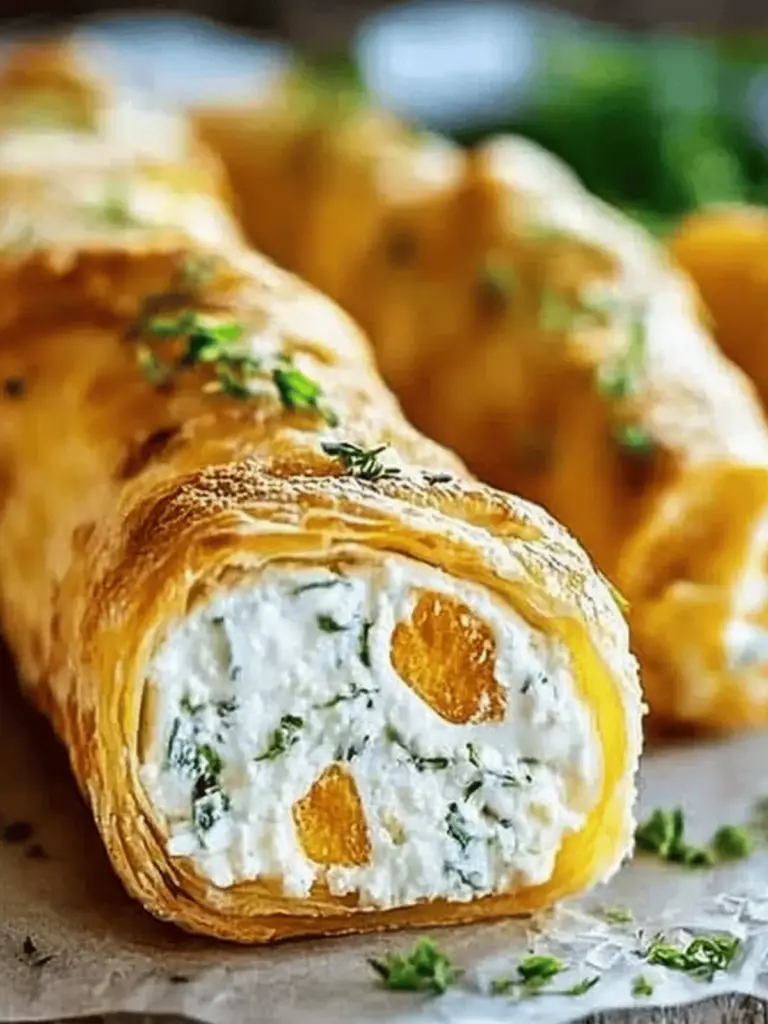 Herzhafte Möhrenrolle mit Frischkäse