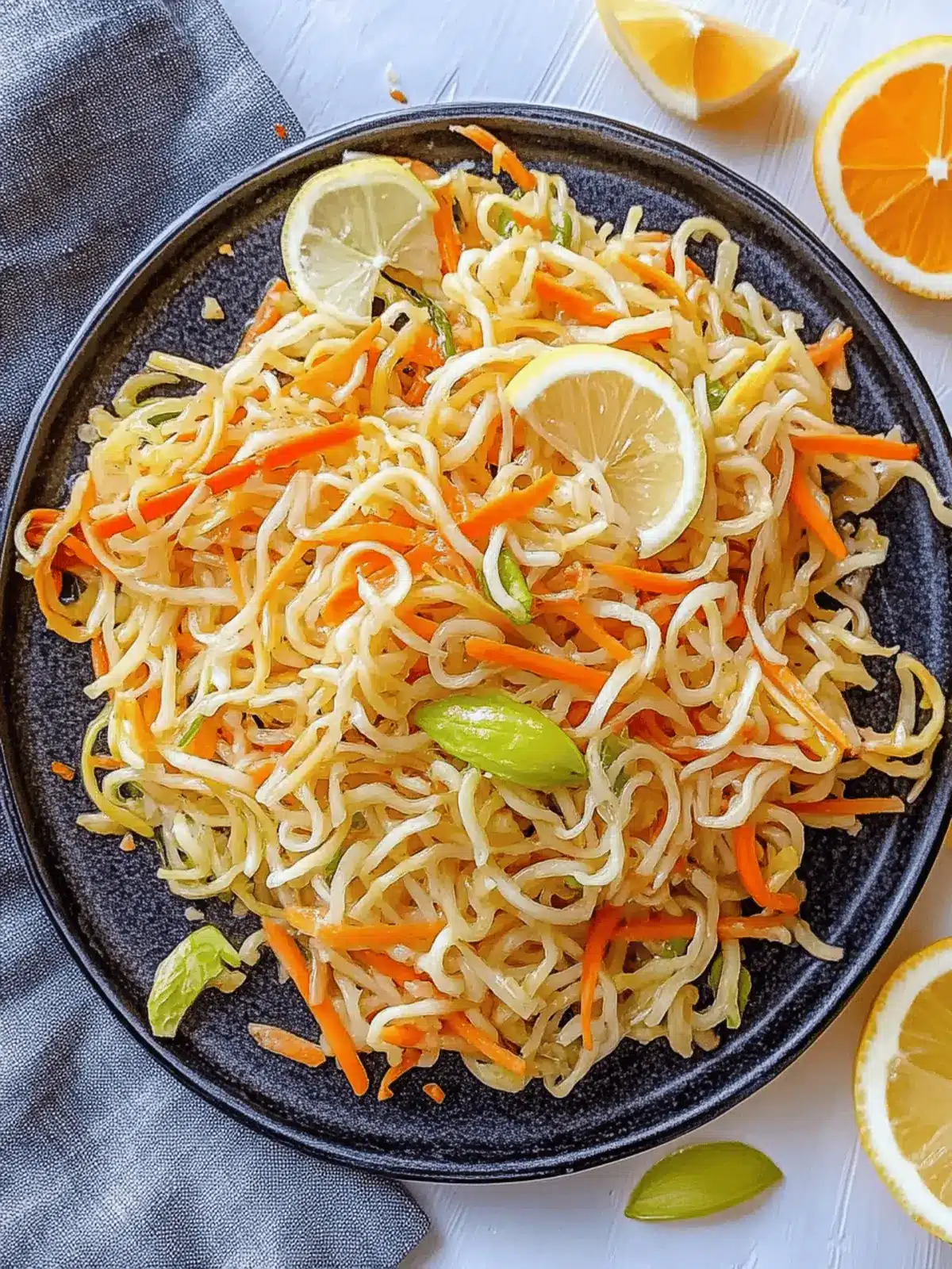 Chinanudeln mit Gemüse – schnelles Kinderrezept 4 Chinanudeln mit Gemüse – leckeres Kinderrezept