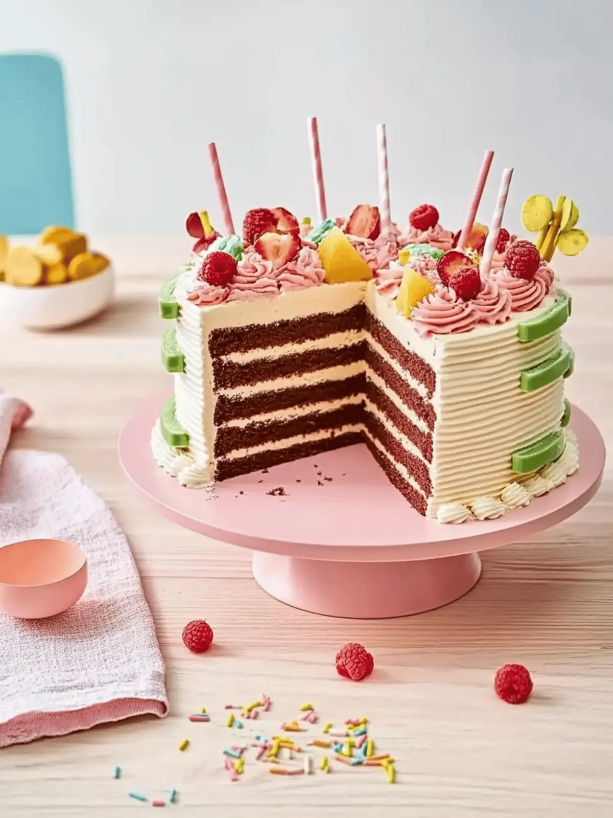 Kleine Torte zur Einschulung