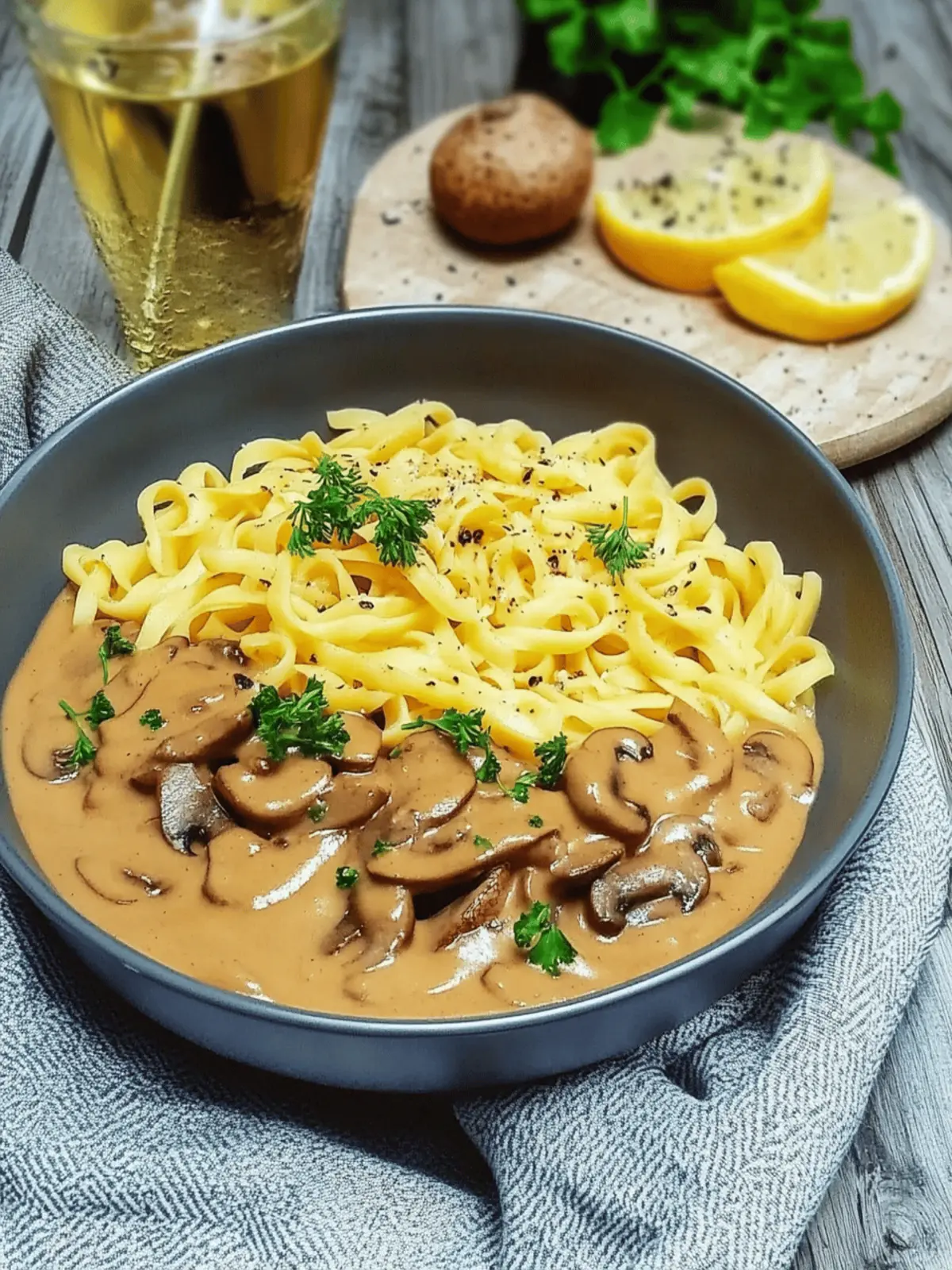 Jägersauce mit Spätzle