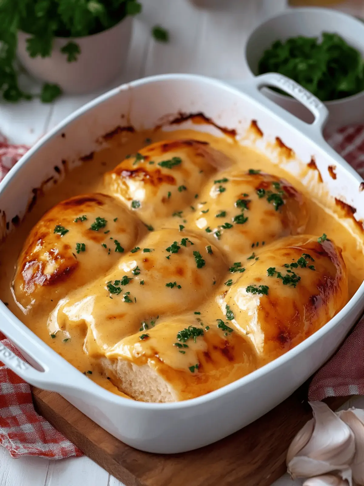 Hähnchenbrust in Frischkäse-Sauce