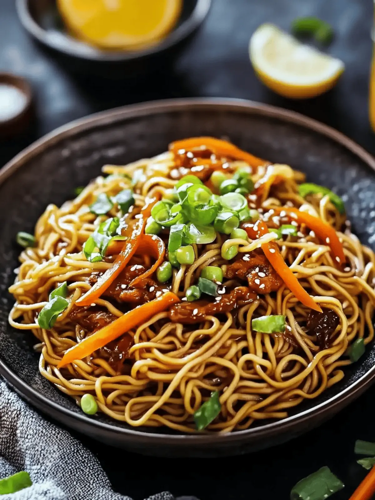 Authentische Gebratene Asia Nudeln in 20 Minuten 3 Gebratene Asia Nudeln