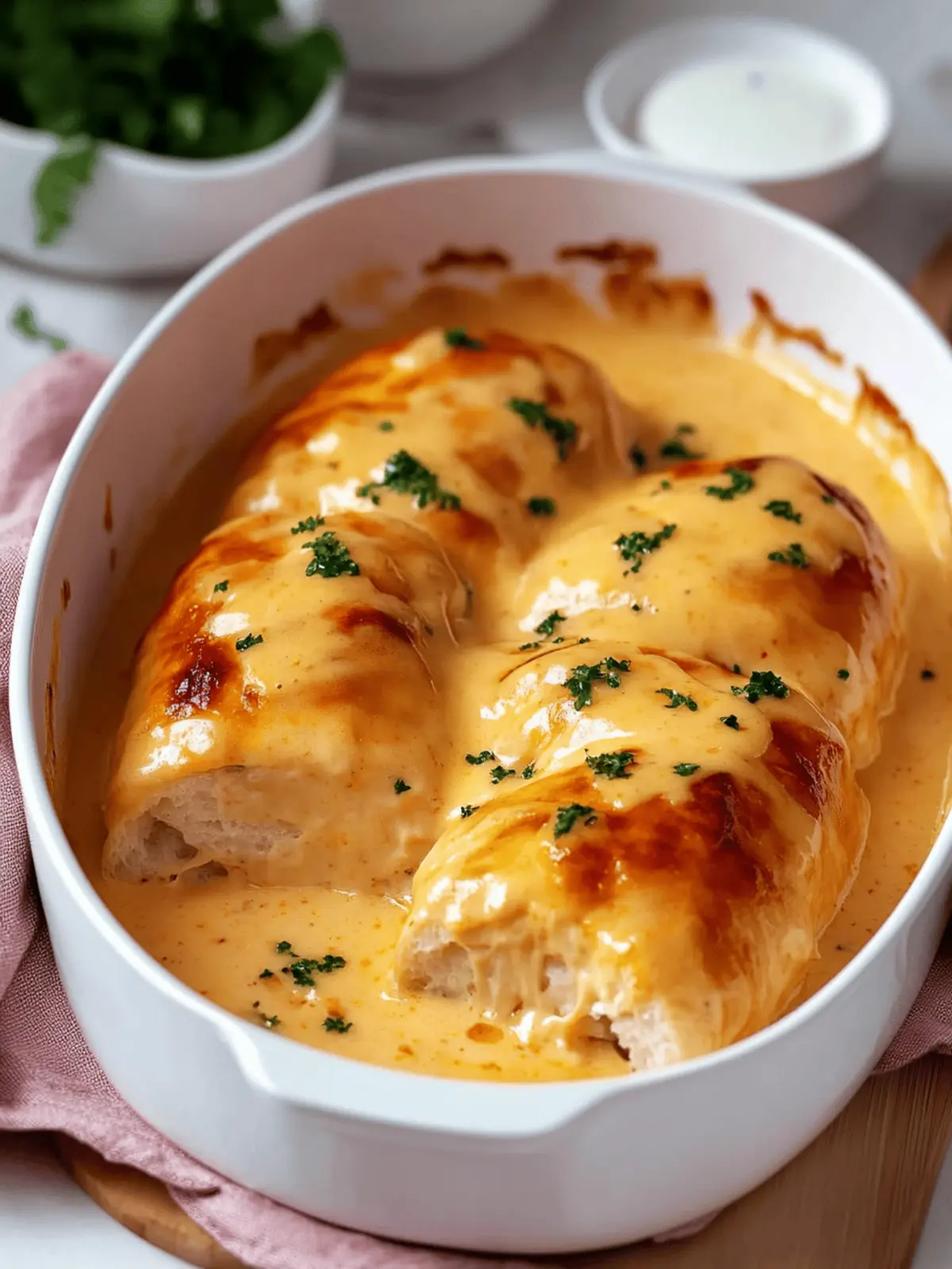 Hähnchenbrust in Frischkäse-Sauce