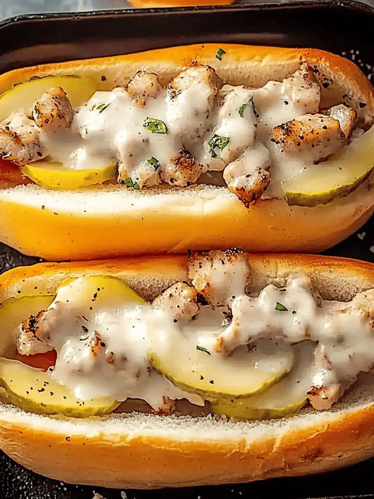 Hähnchen Cheesesteaks: Der perfekte Genuss für Zuhause 3 Hähnchen Cheesesteaks