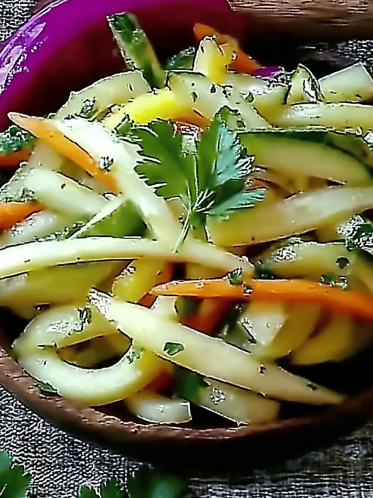 Frischer Kohlrabi-Salat für den perfekten Genuss 4 Kohlrabi-Salat
