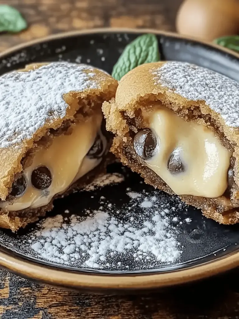 Käsekuchengefüllte Schokoladenkekse