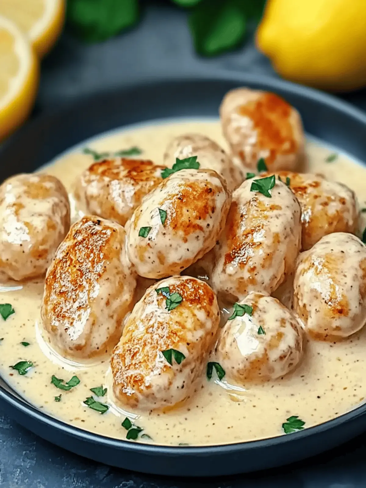 Asiago-Hühnchen mit Gnocchi