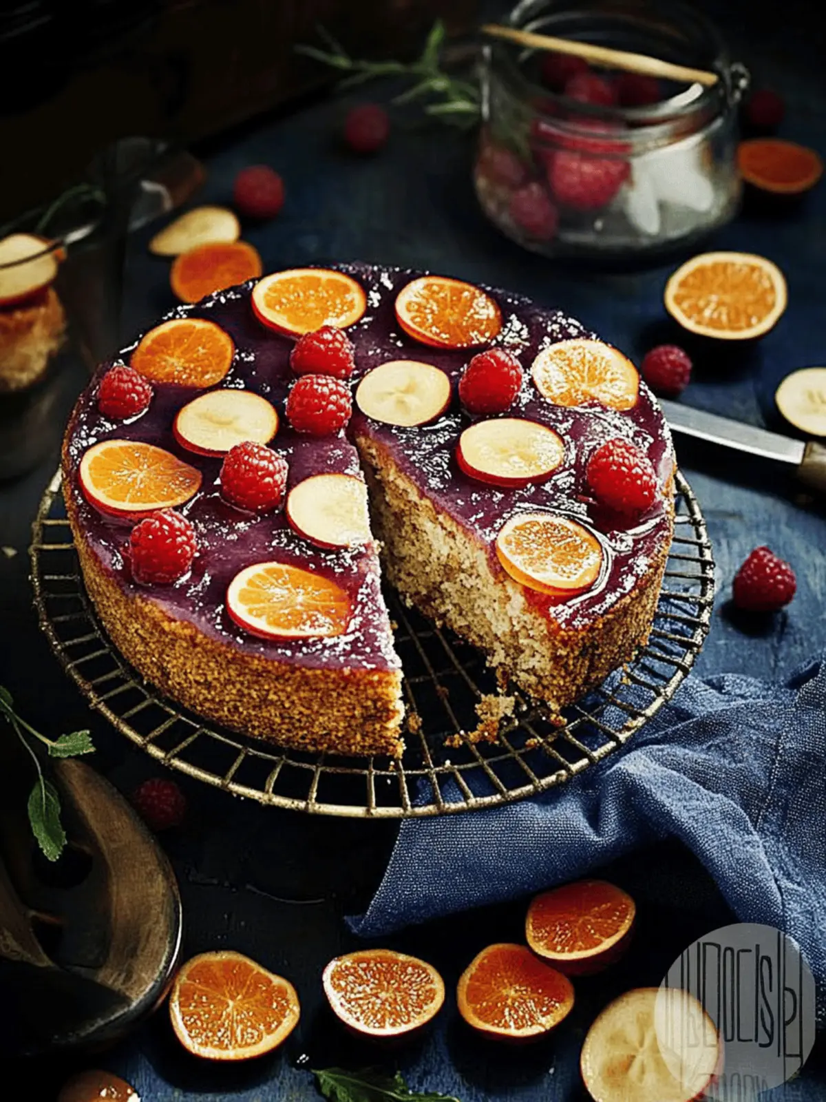 Pflaumen- und Zucchinikuchen, saftig und aromatisch