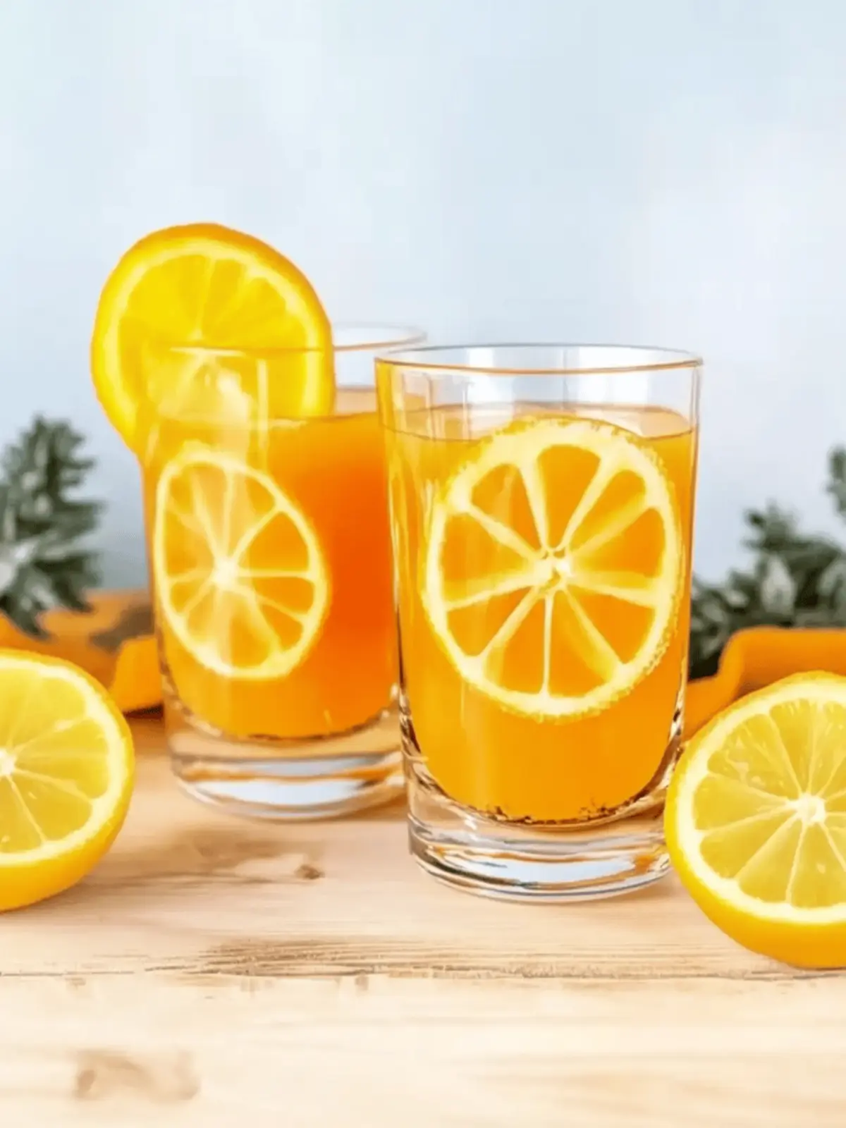 Heißer Aperol mit Orangensaft