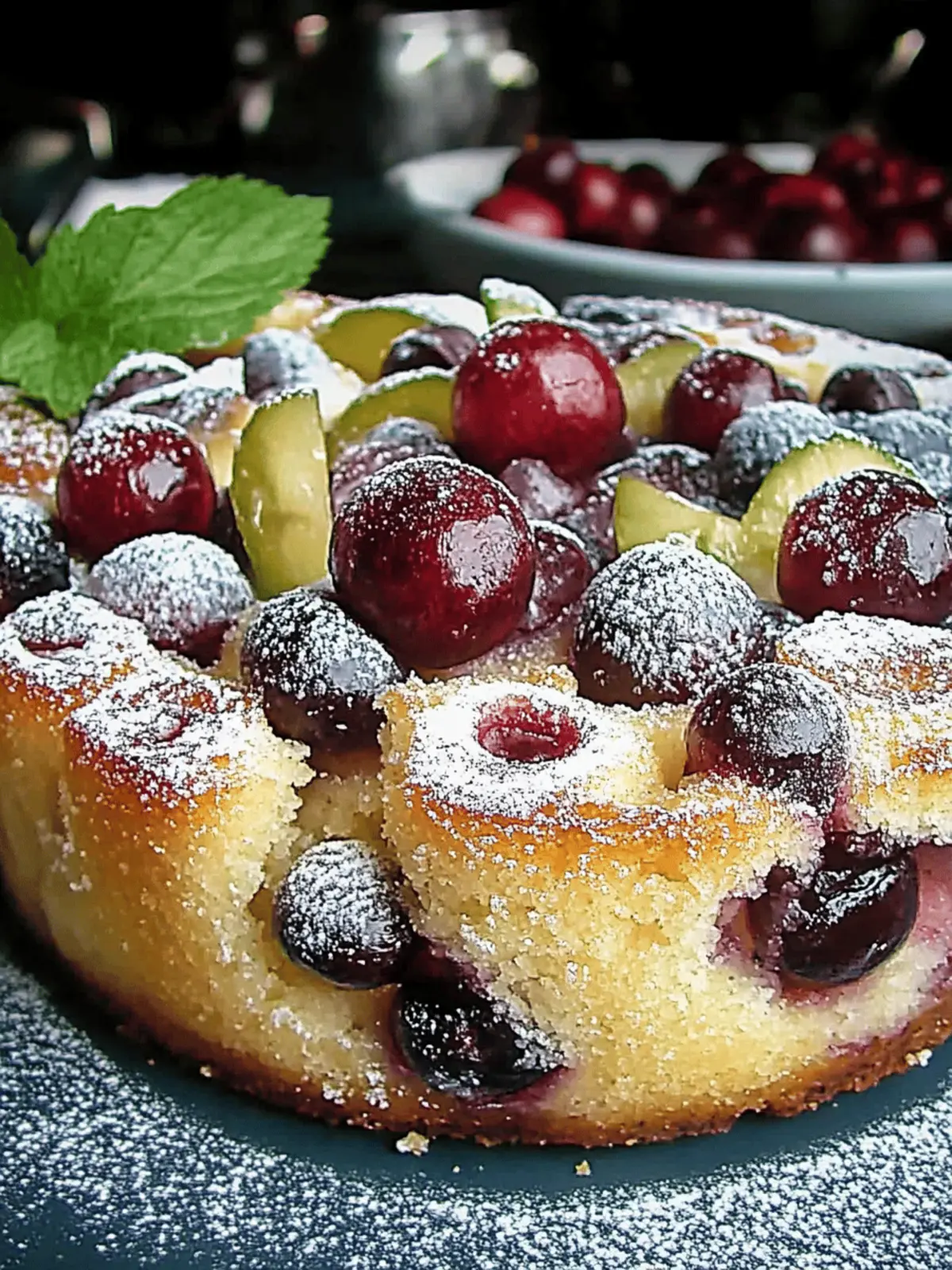Sunkener Pflaumenkuchen