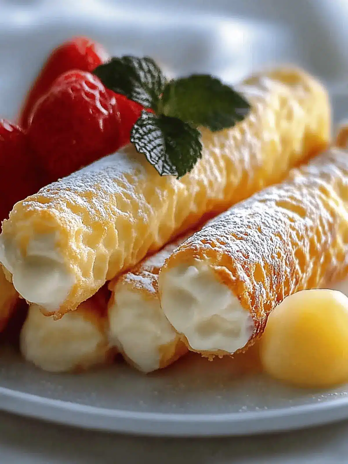 Cannoncini mit italienischer Creme