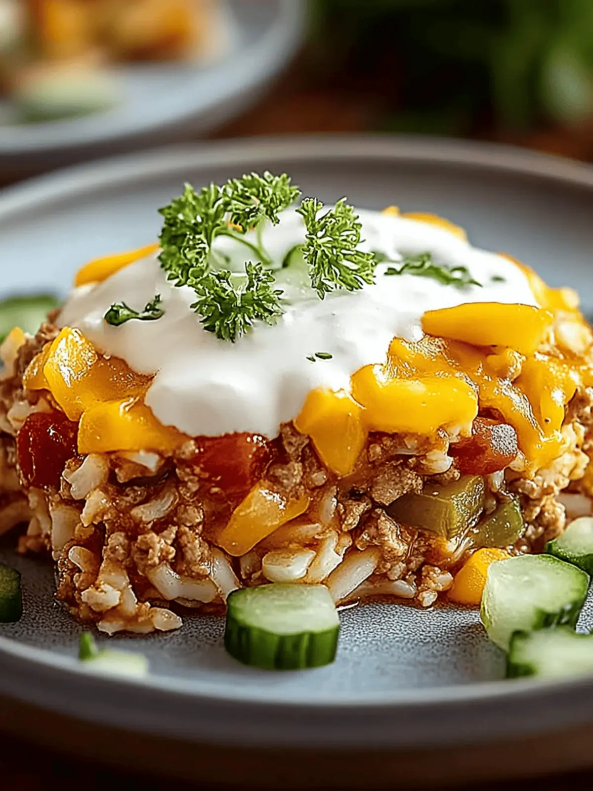 Köstlicher Hackfleisch-Reis-Auflauf für die ganze Familie 2 Hackfleisch-Reis-Auflauf