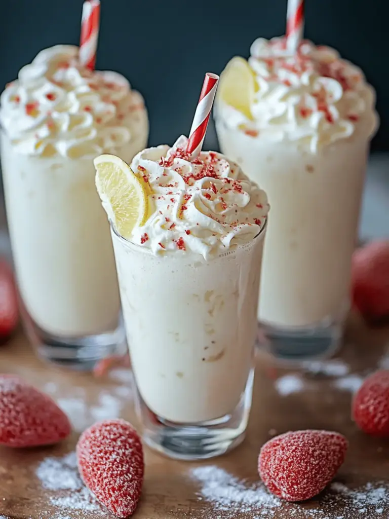 Festlicher Pfefferminz-Weihnachtsfloat