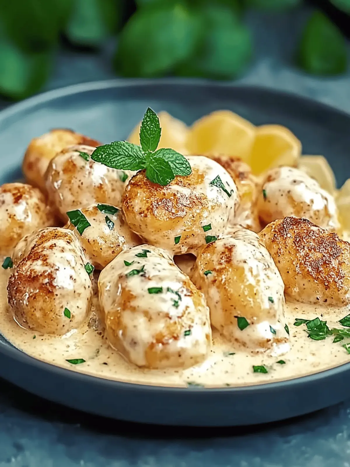 Asiago-Hühnchen mit Gnocchi