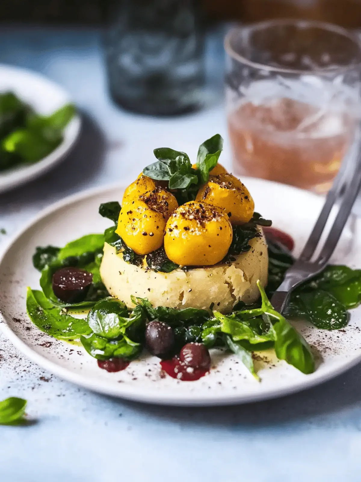 Vegane Kürbisteigtaschen mit Miso-Tofu-Creme 2 Vegane Kürbisteigtaschen auf Miso-Tofu-Creme